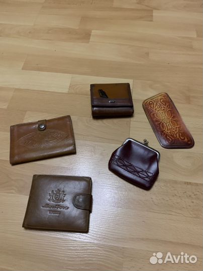 Кожаные кошельки СССР бу