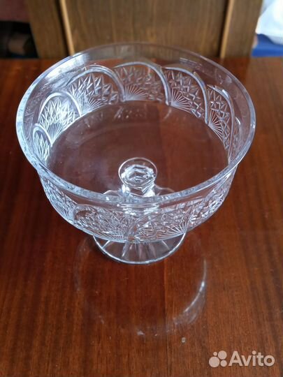 Хрустальная конфетница СССР