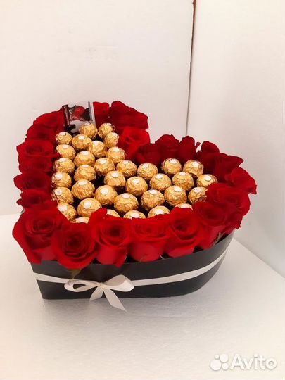 Розы в коробке