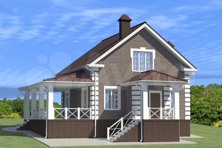 Дом 110 м² на участке 6 сот.