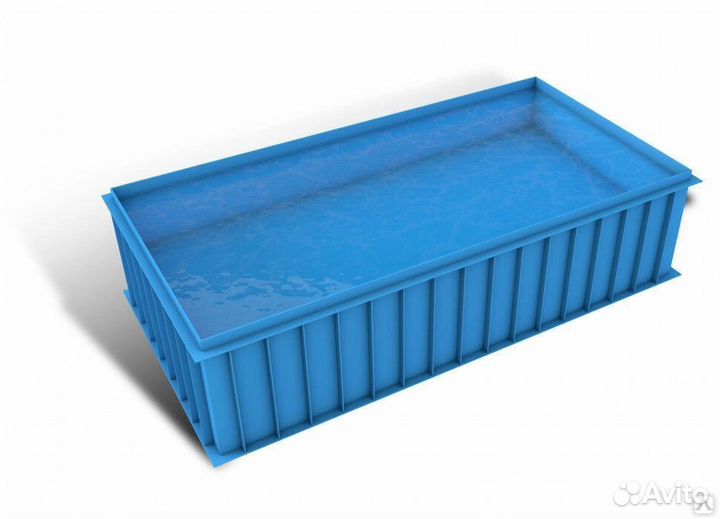 Бассейн полипропиленовый 2м*2м