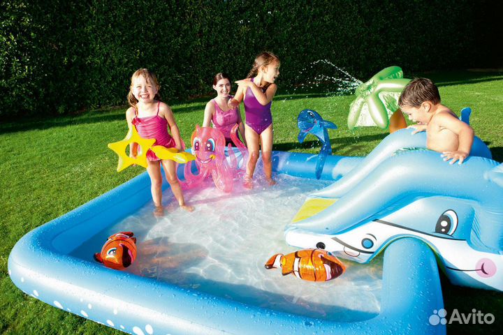 Бассейн -горка, центр детский