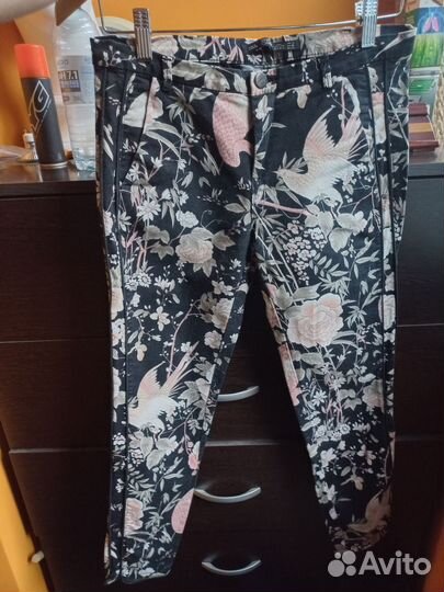 Брюки Zara с рисунком