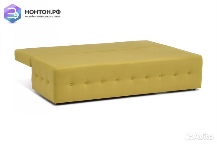 Диван еврокнижка Сити горчичный