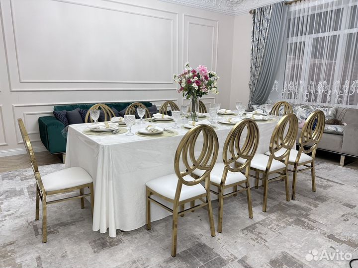 Прокат столы и стулья