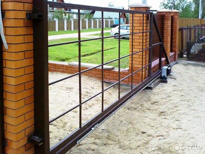 Откатные Ворота, Под ключ. Каркас откатых ворот