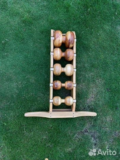 Массажер для спины деревянный