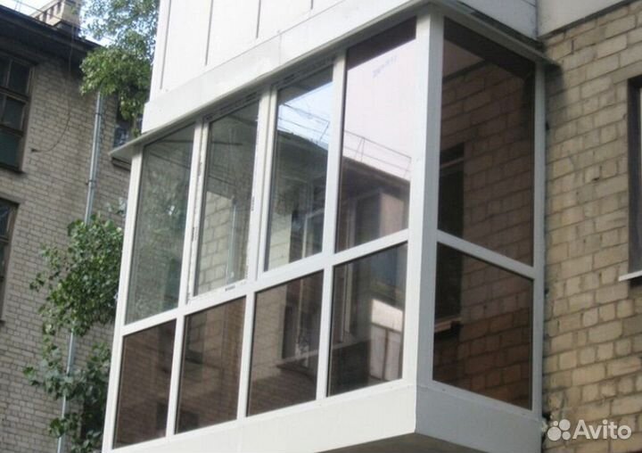 Остекление балконов и лоджий в рассрочку K1360