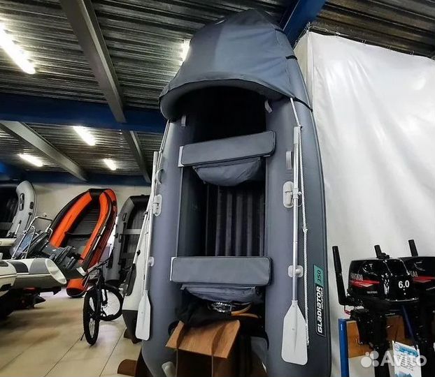 Лодка пвх Gladiator(Гладиатор) E350 PRO б/у