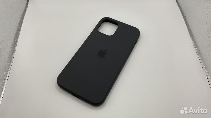 Чехол на iPhone 12/12 Pro Silicon Case Graphit