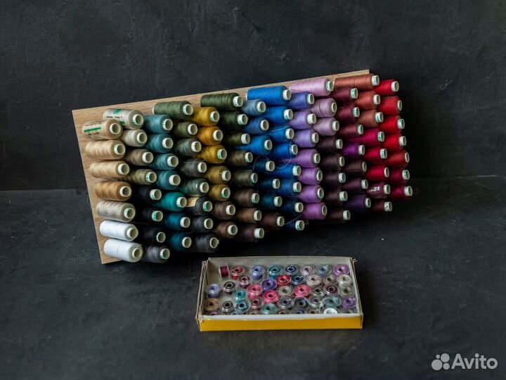 Набор швейных ниток и шпулек 97 + 42 ш