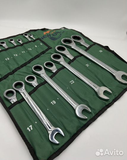 Набор гаечных ключей с трещоткой New epoch 6-32