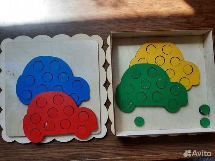 Машинки Мозаика