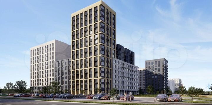 Квартира-студия, 30 м², 2/16 эт.