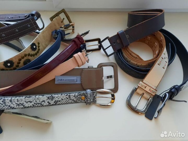 Ремень мужской, женский натуральная кожа и кож.зам