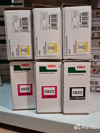 Расходные материалы на OKI С810/830 C301/321 C822