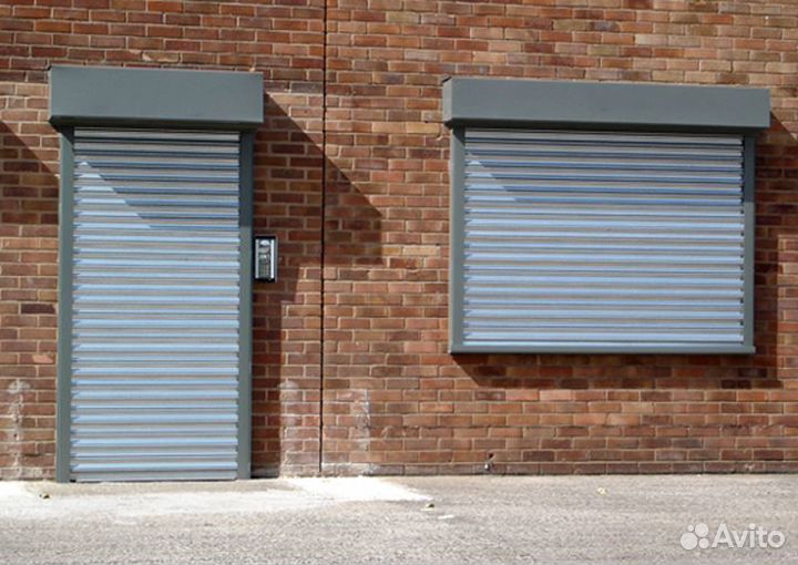 Защитные роллеты на окна alutech 870х1340мм