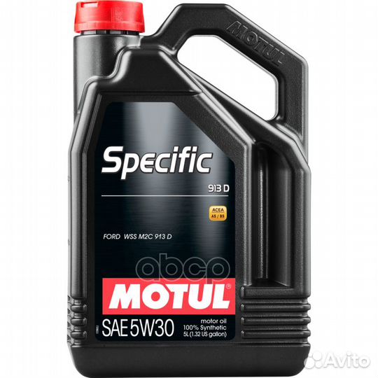 Motul specific 913D 5W30 A5/B5. wssm2C913D Масл