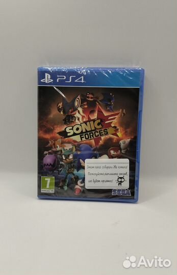 Sonic forces ps4 новый