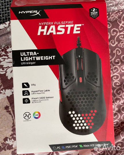 Мышь HyperX Pulsefire Haste