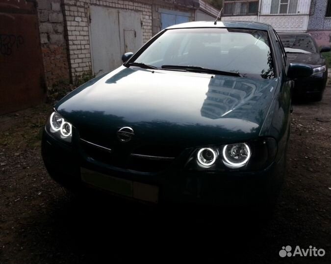 Ангельские глазки на Nissan Almera N16 и Classic