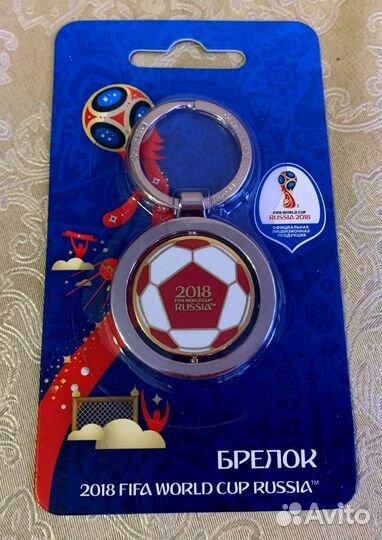 Набор 15 брелков Мяч (металл) Fifa. Чм 2018