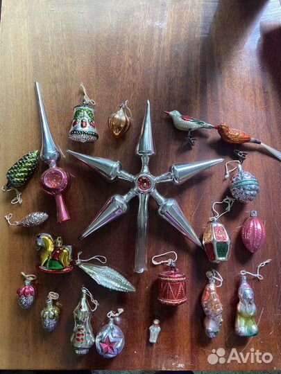 Елочные игрушки СССР и ГДР