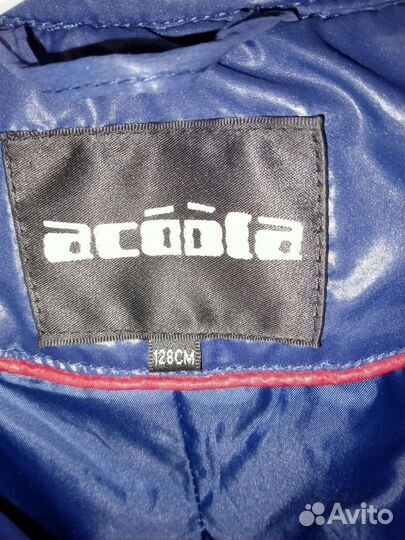 Пальто(Acoola)р.122-128 + Сапоги р.32 + Шапка