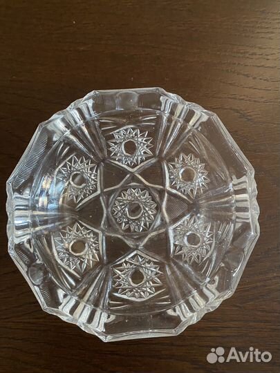 Хрустальная пепельница