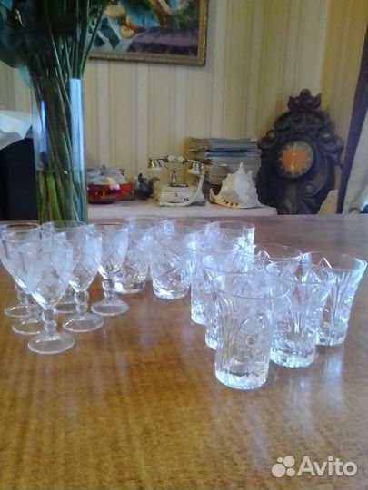 Стопки, рюмки хрусталь СССР