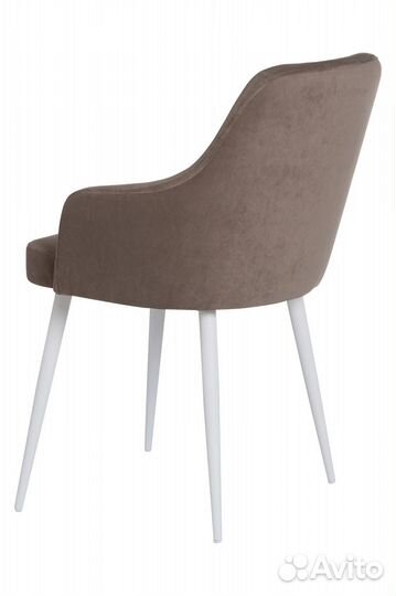 Стул камелия белый/тк. Десерт 05 латте