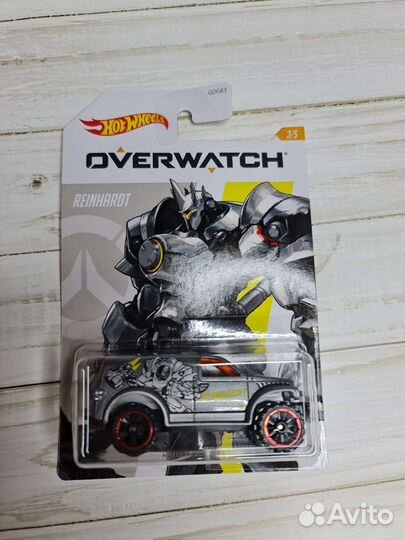 Overwatch Hot Wheels коллекционные машинки 5 штук