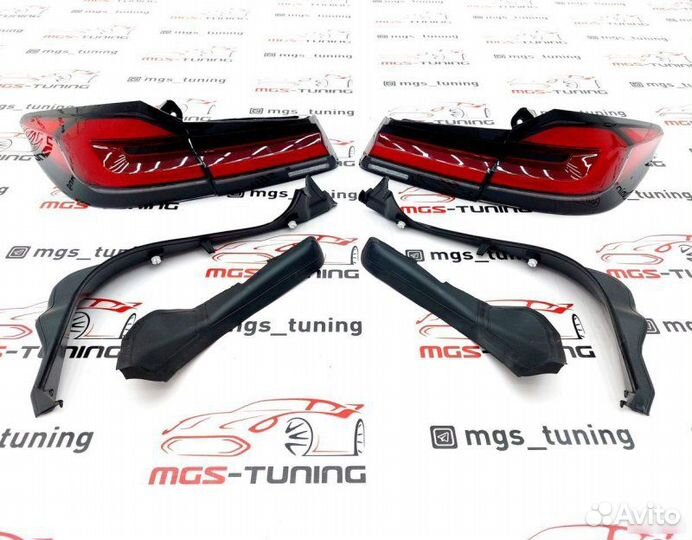 Задние фонари рестайлинг BMW 5 series G30 16-20