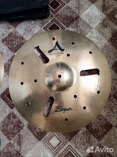 Две тарелки сразу комплектом креши Zildjian EFX 18