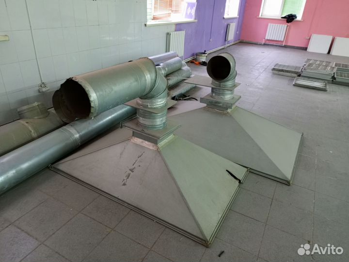 Вытяжка для кафе ресторанов, пиццерии