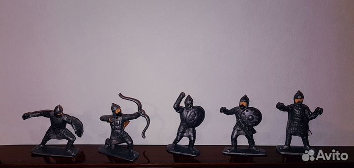 Солдаты дружина богатыри, солдатики пластик СССР