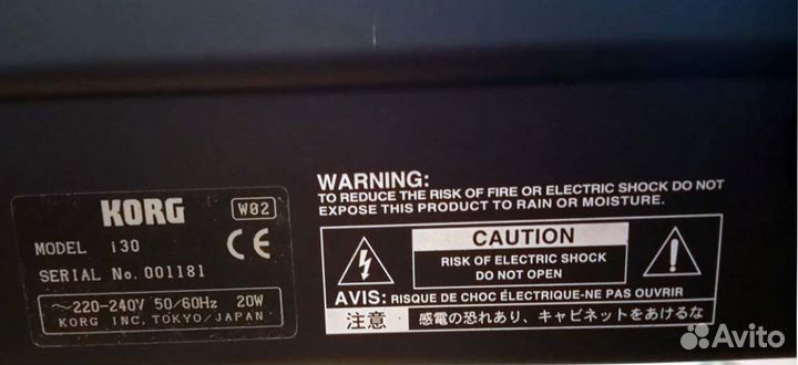 Синтезатор Korg I30 HDD