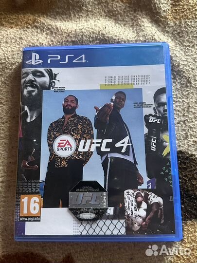 Диски на ps4 ufc 4