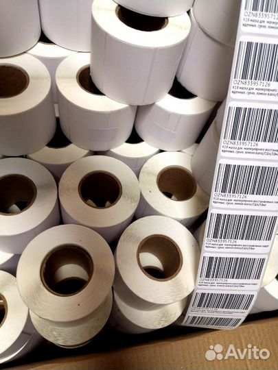 Термоэтикетки любой размер оптом