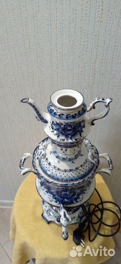 Самовар электрический гжель