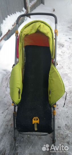 Детские санки коляска бу