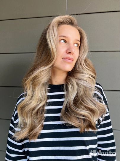 Сложное окрашивание мелирование блонд колорист