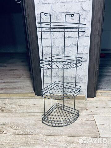 Угловая полка для ванной