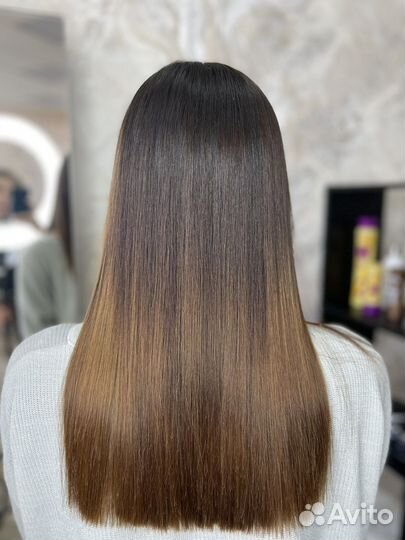 Кератиновое выпрямление