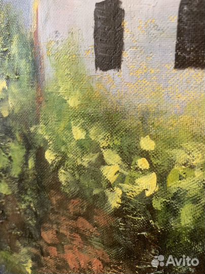 Картина маслом на холсте. Триптих