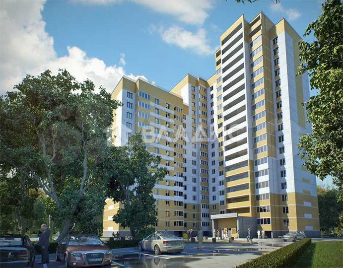 2-к. квартира, 69,4 м², 13/16 эт.