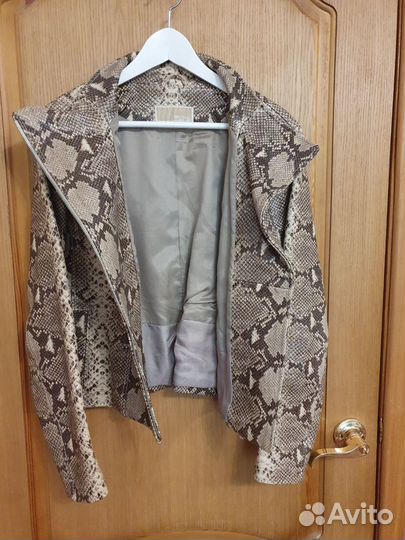 Кожаная куртка косуха женская Michael Kors (L)