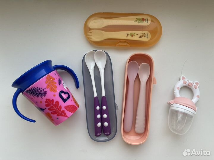 Поильник munchkin ниблер и ложки