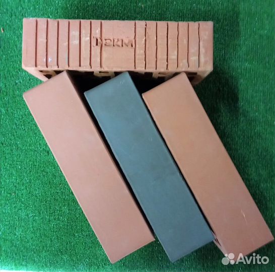 Кирпич облицовочный, красный, шоколад