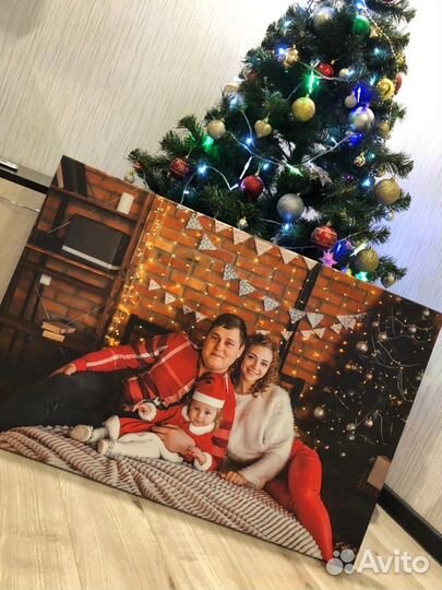 Портрет по фото на холсте/Печать фото на холсте